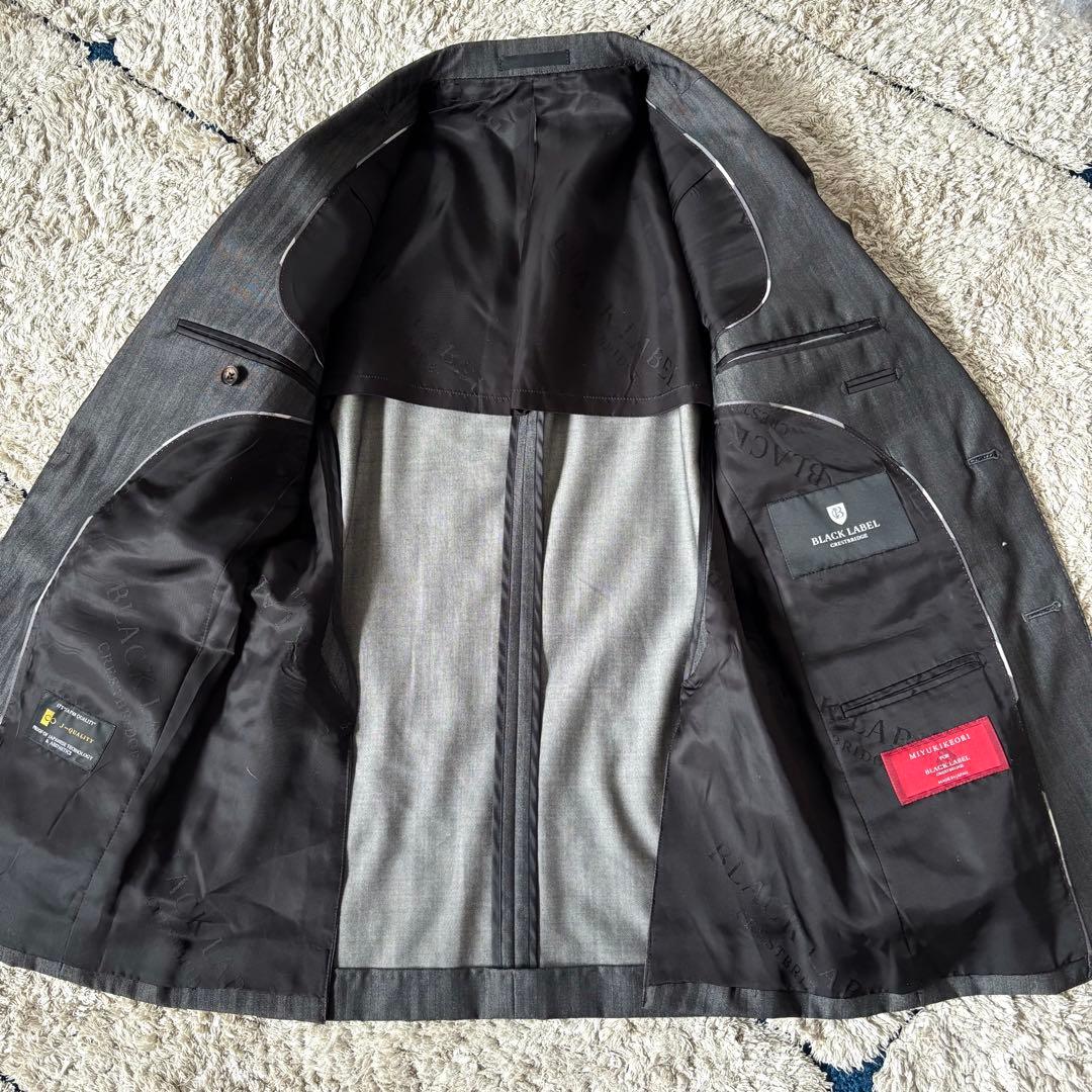 【極美品✨】ブラックレーベルクレストブリッジ　スーツ　セットアップ　ストライプ