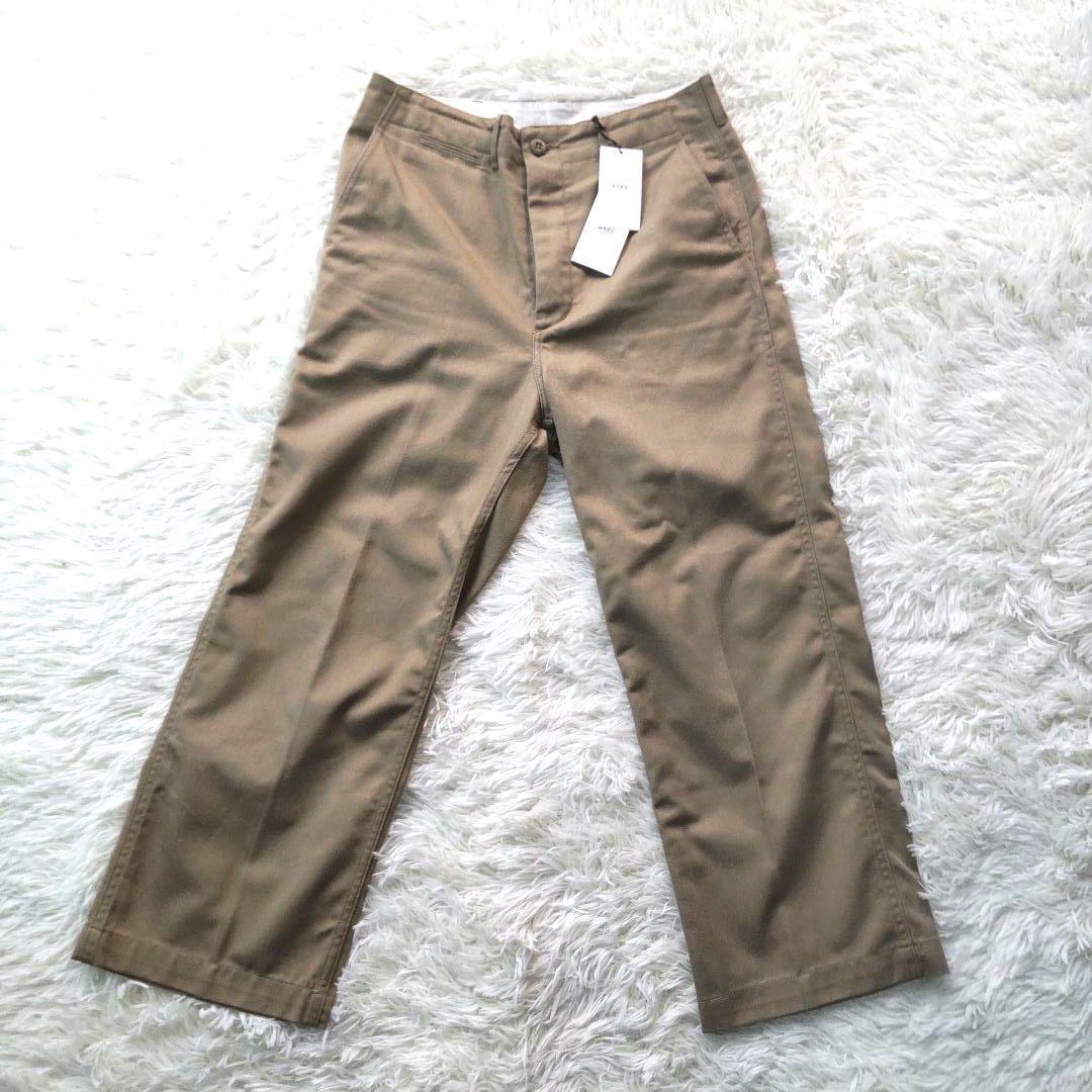 【新品未使用品】ハイク　アーミーチノパンツ　大きいサイズXL　ロゴ刻印ボタン
