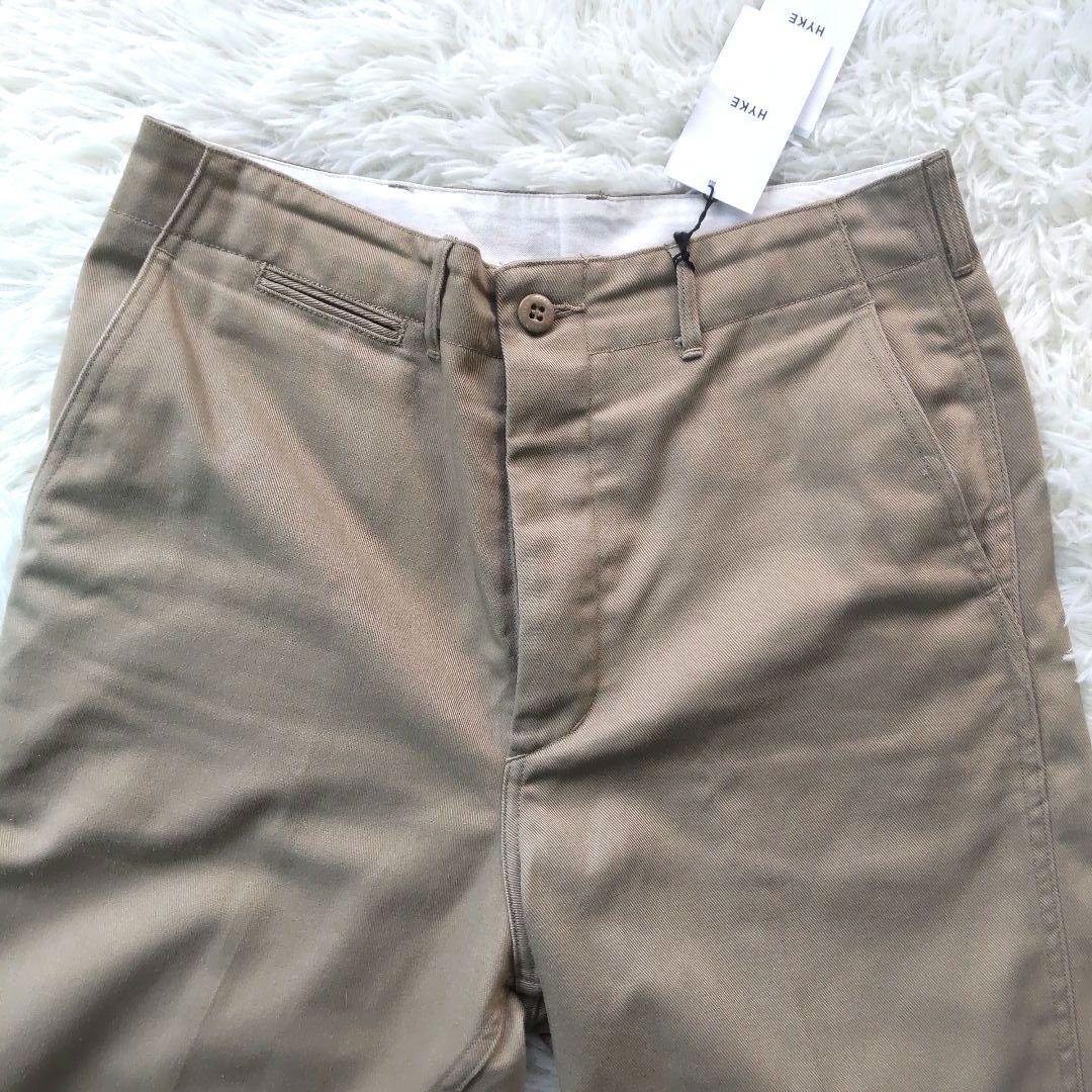 【新品未使用品】ハイク　アーミーチノパンツ　大きいサイズXL　ロゴ刻印ボタン