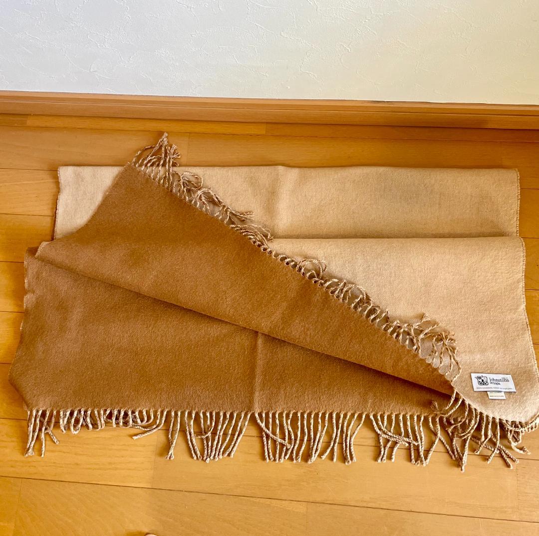 Johnstons of Elgin ストール 2トーン　リバーシブル