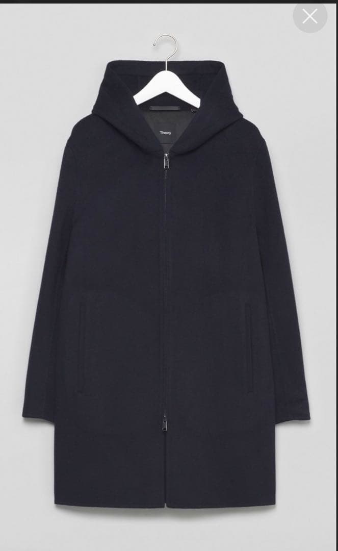 セオリーメンズフードコート　ネイビー