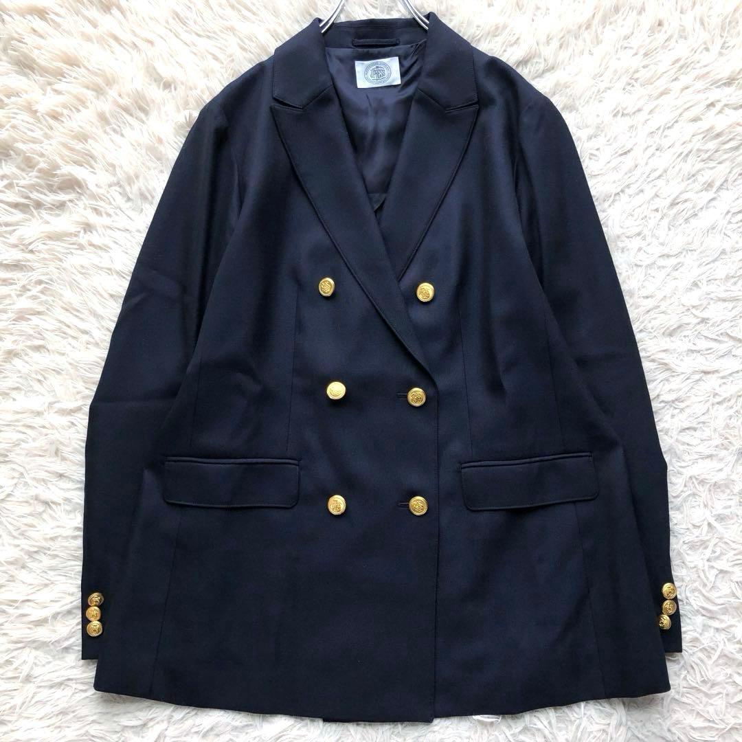 【25AW 未使用級 XL】ジェイプレス　紺ブレ　ウールシルク　伸縮　現行