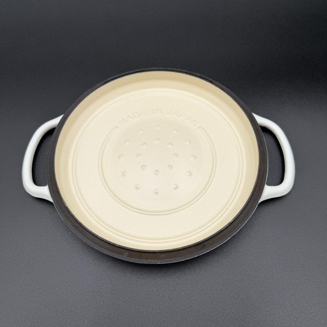 数回使用　バーミキュラ ライスポットミニ / ポットヒーターPH19A　ホワイト