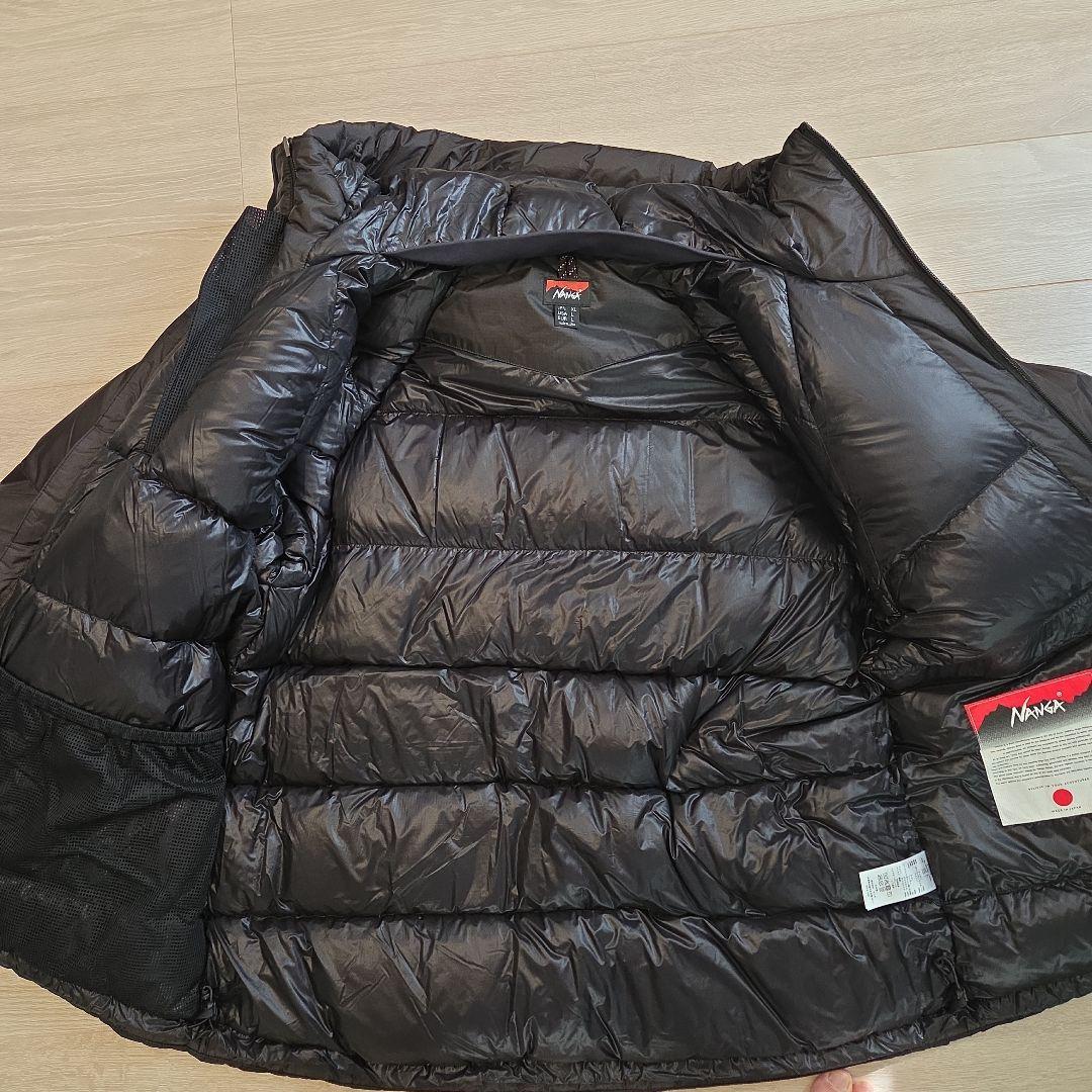 NANGA ブラックライトダウンジャケットミカミ LLサイズ