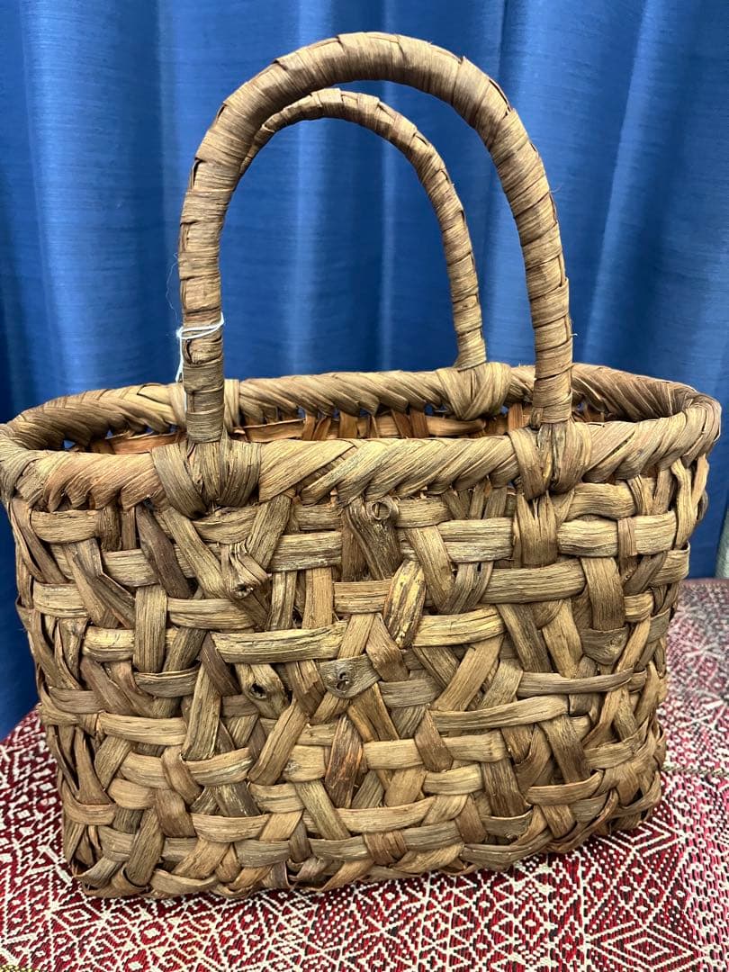 山葡萄　かごバッグ　乱れ編み