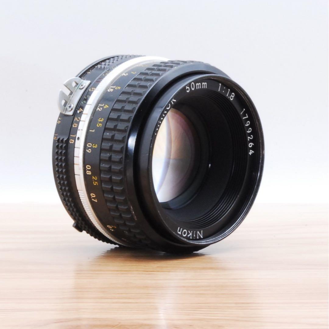 ⭐️カビなし♪美品⭐️Nikon Ai NIKKOR 50mm F1.8 単焦点