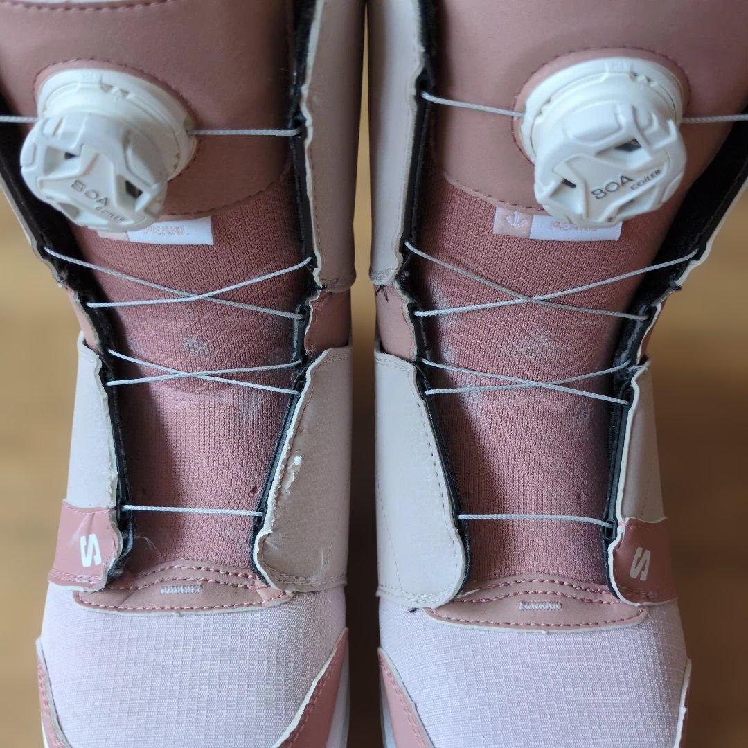 SALOMON スノーボードブーツ ピンク BOA ボア