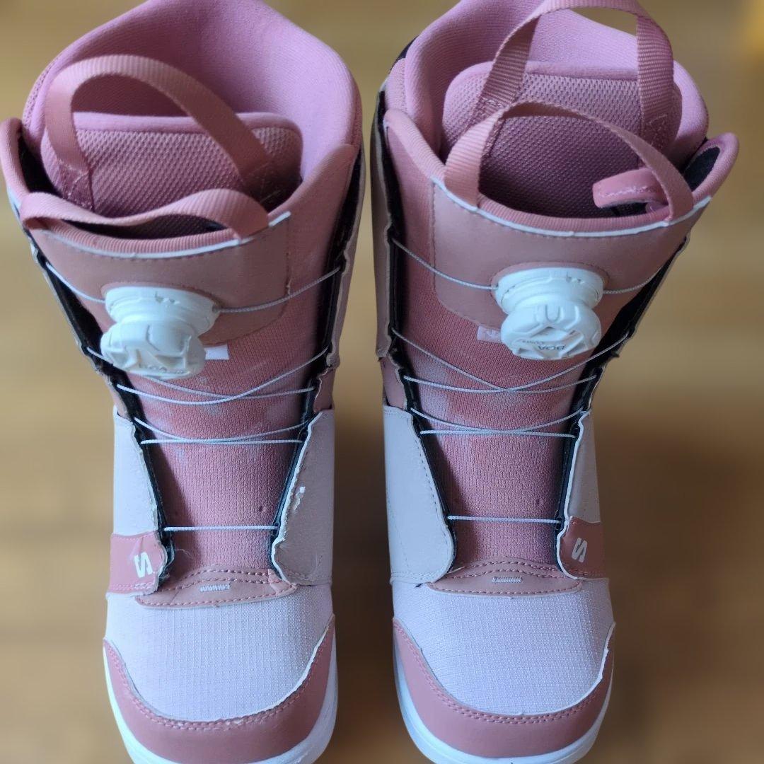 SALOMON スノーボードブーツ ピンク BOA ボア