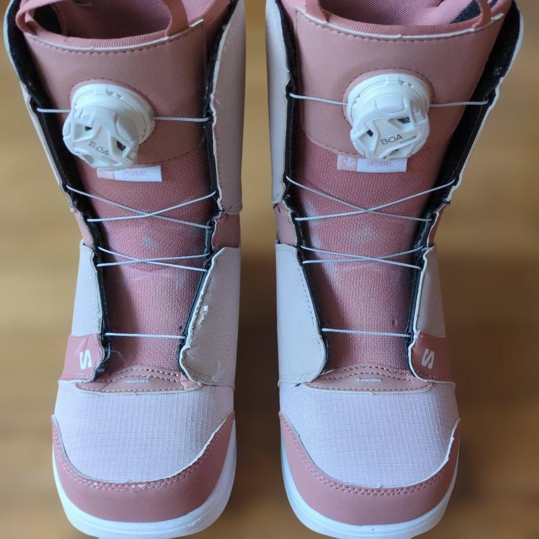 SALOMON スノーボードブーツ ピンク BOA ボア