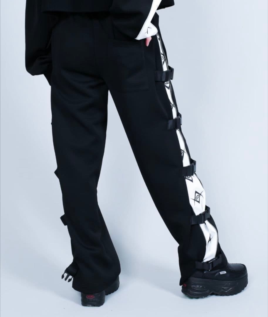 REFLEM / ベルト付きサイドZIPパンツ