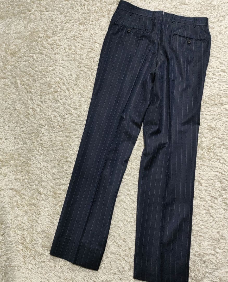 Brilla per il gusto メンズスーツ　ネイビーストライプ　44