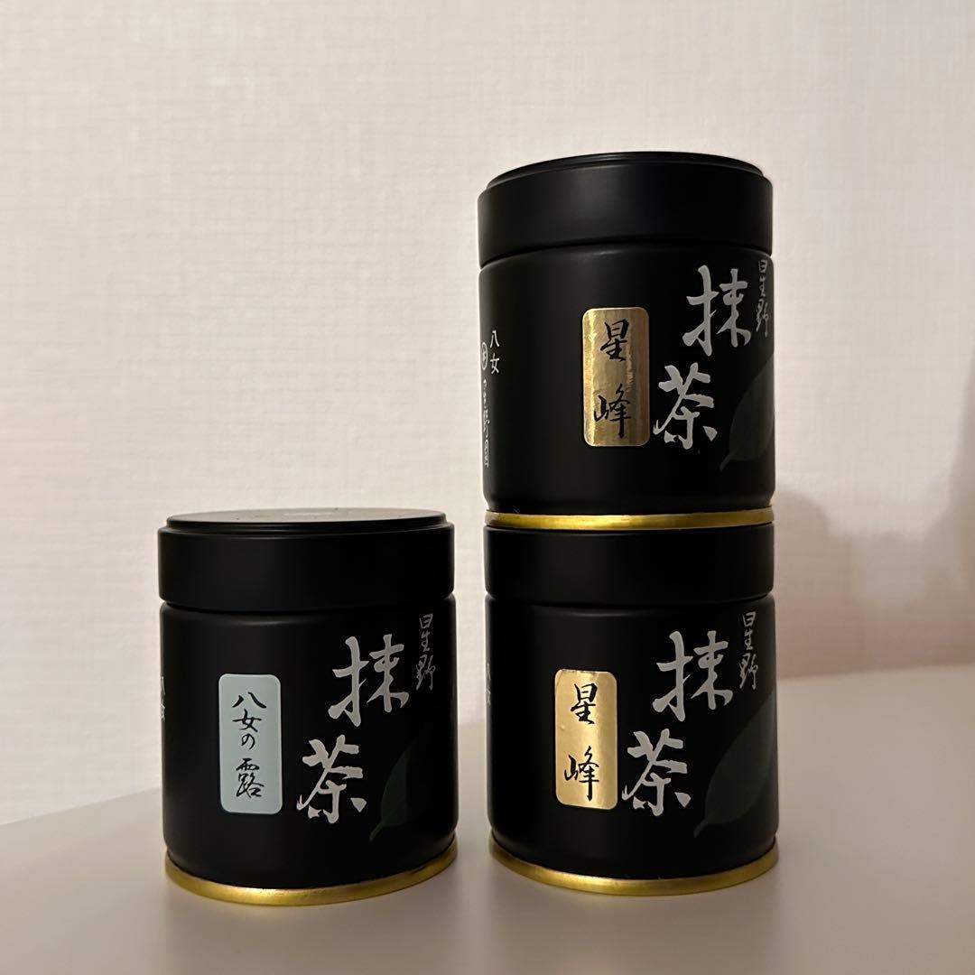 【星野製茶園】星授、八女の露40g缶入り【3点セット】
