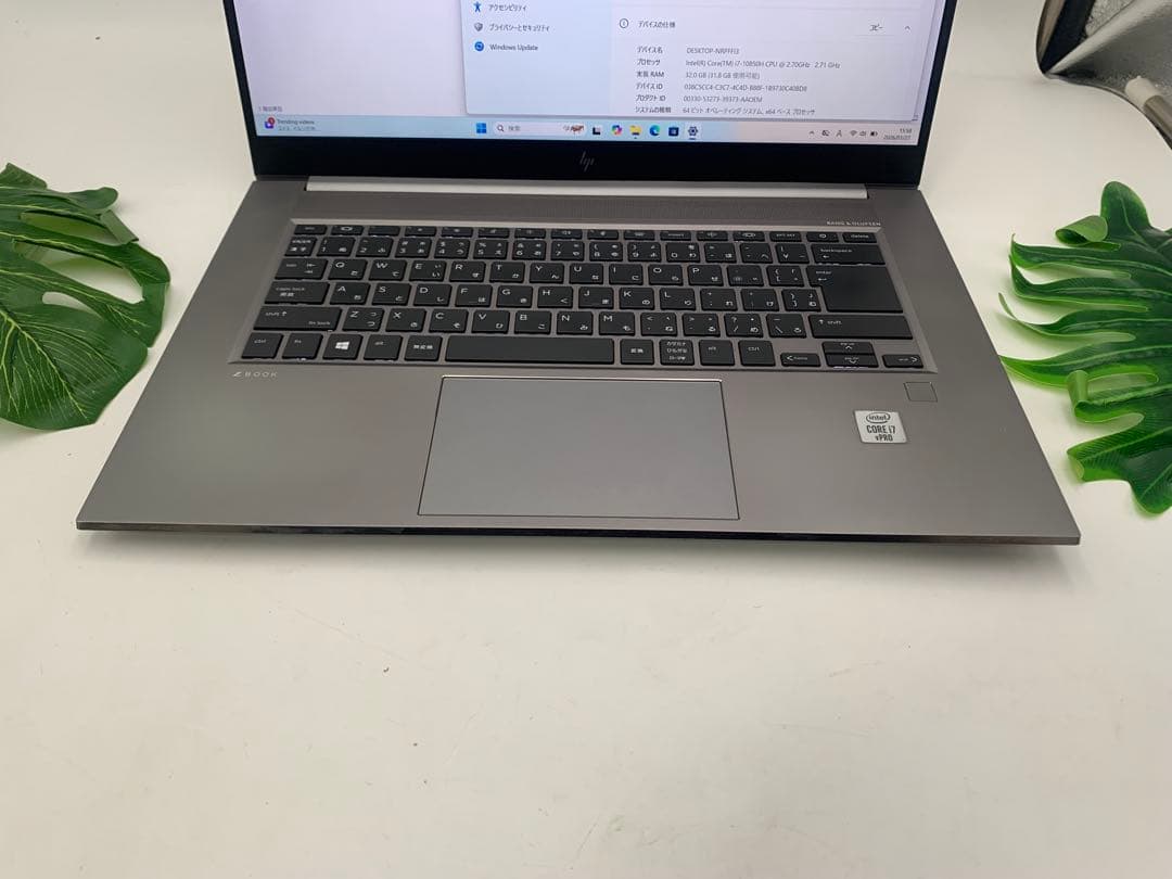 ZBook Studio G7 i7-10850H CPU2.70GH z