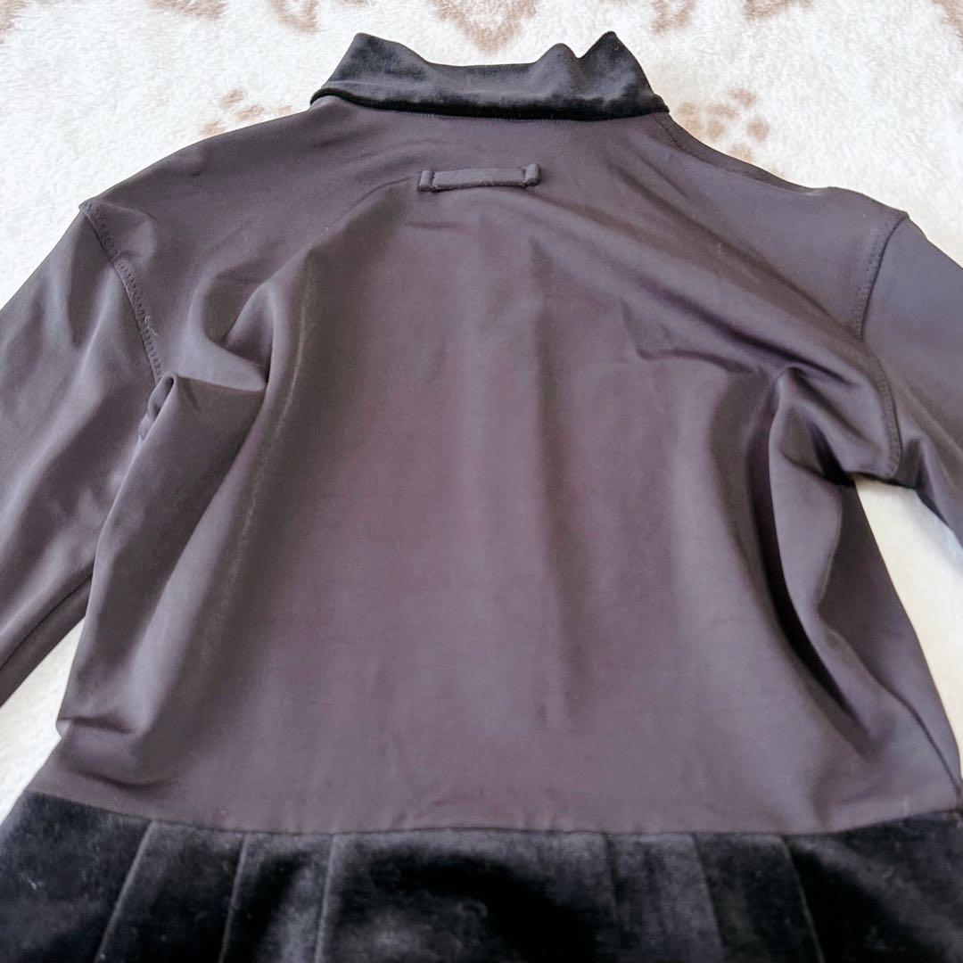 ジャンポールゴルチエ ベロア 切り替え へプラム ジップ トップス ジャケット