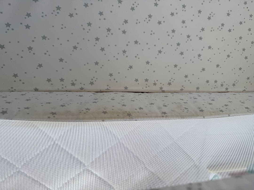 HZDMJベビーベッド ベージュ ★オーダーマットレス付き★