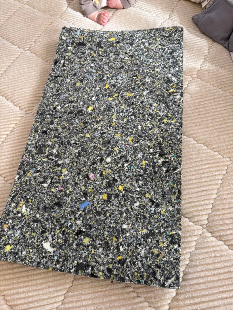 HZDMJベビーベッド ベージュ ★オーダーマットレス付き★