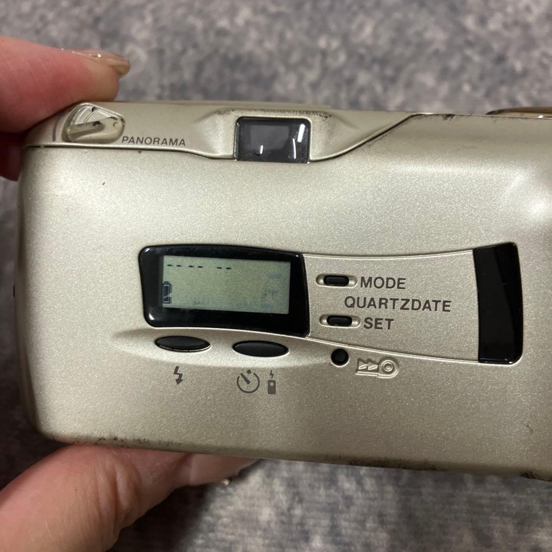 OLYMPUS μ II フィルムカメラ シルバー　オリンパス　ミュー　mju