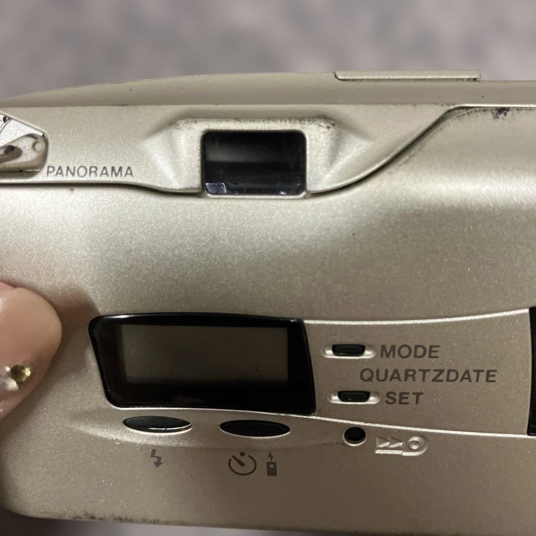 OLYMPUS μ II フィルムカメラ シルバー　オリンパス　ミュー　mju