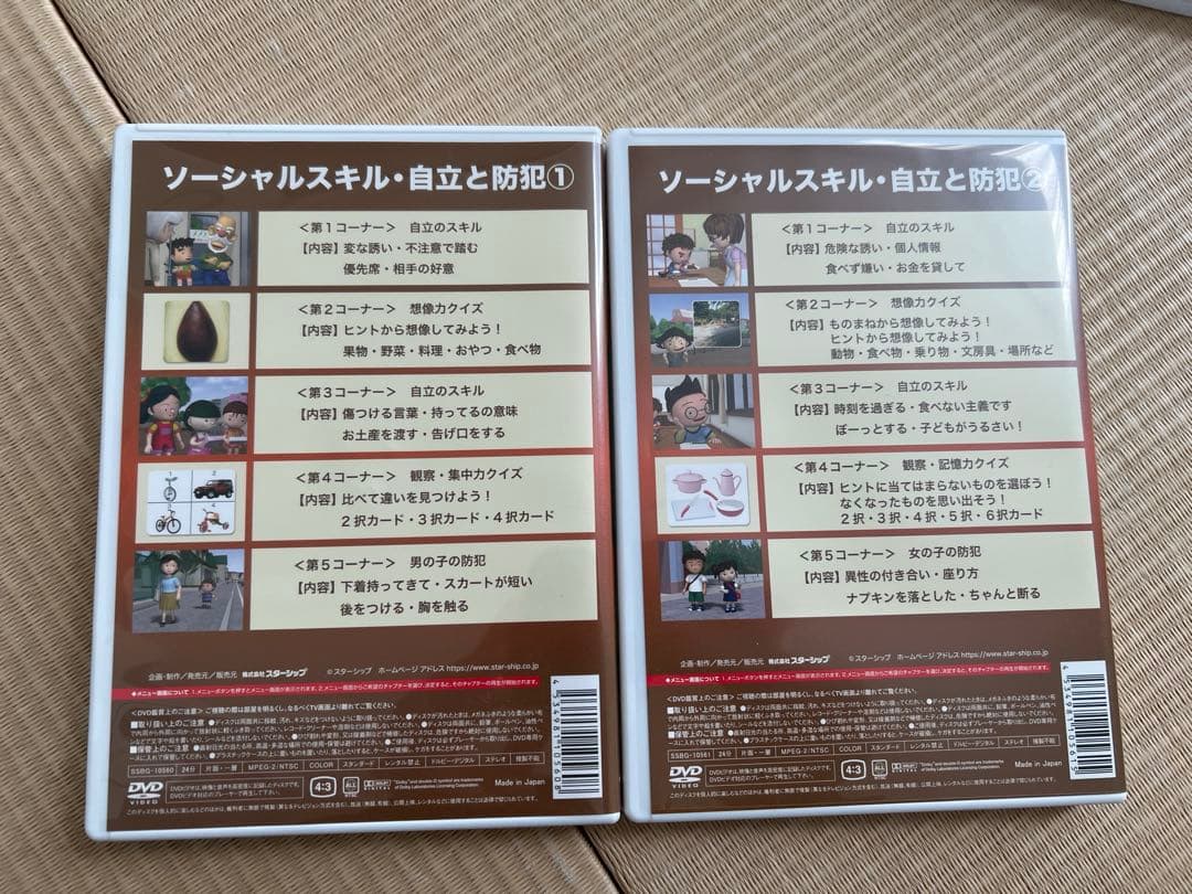 ソーシャルスキル 星みつる 家庭療育 その他 DVDセット