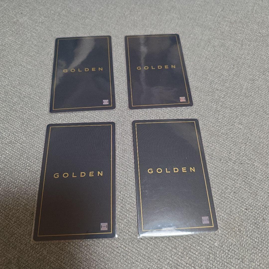 BTS ジョングク グク GOLDEN バワステ ラキドロトレカ 4枚