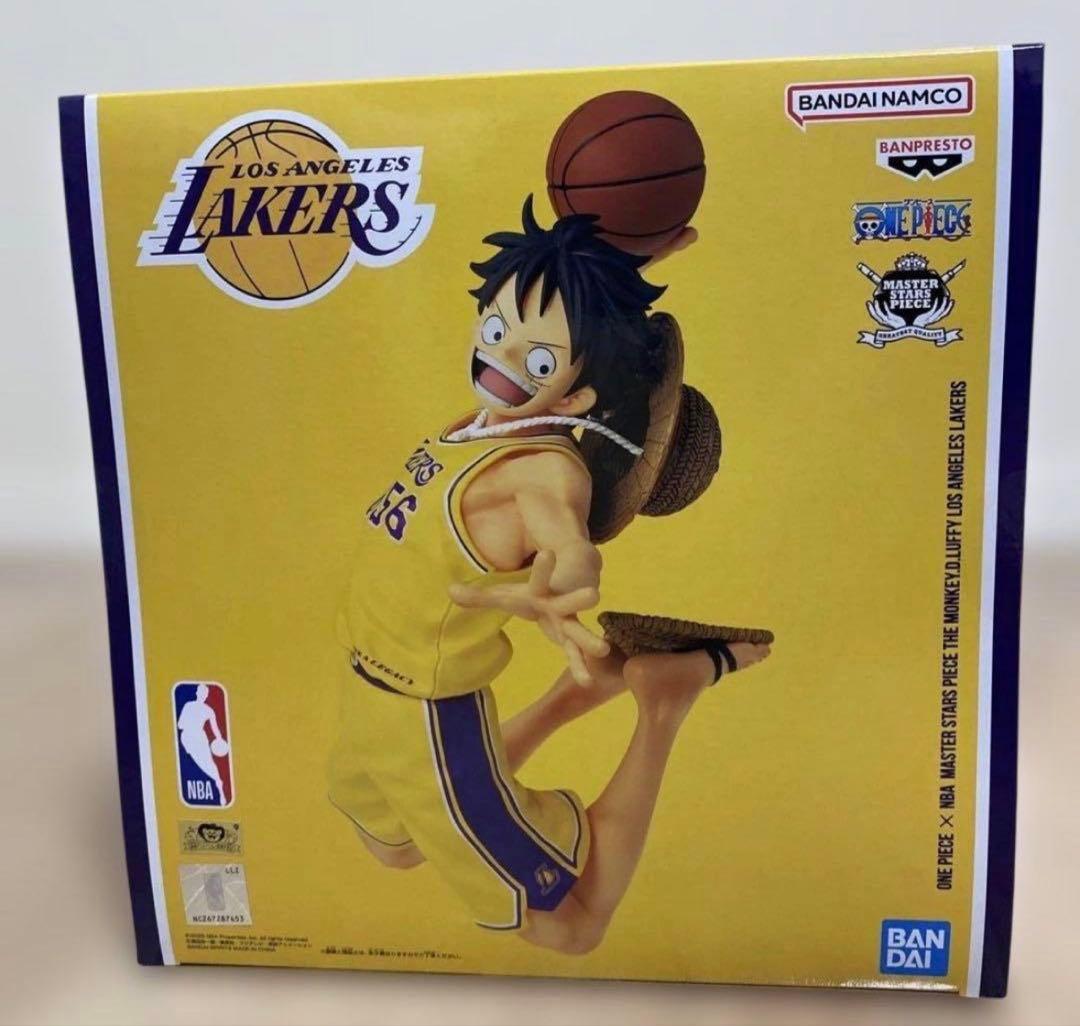 NBA LAKERS レイカーズ　ルフィ フィギュア ワンピースベースショップ