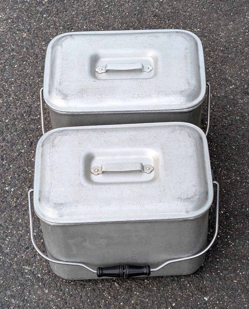 レトロ マツタカ アルミ製 アルマイト箱　アルミBOX バッカン 給食箱