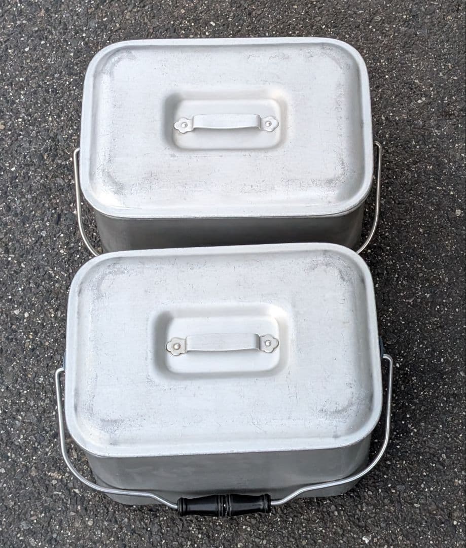 レトロ マツタカ アルミ製 アルマイト箱　アルミBOX バッカン 給食箱