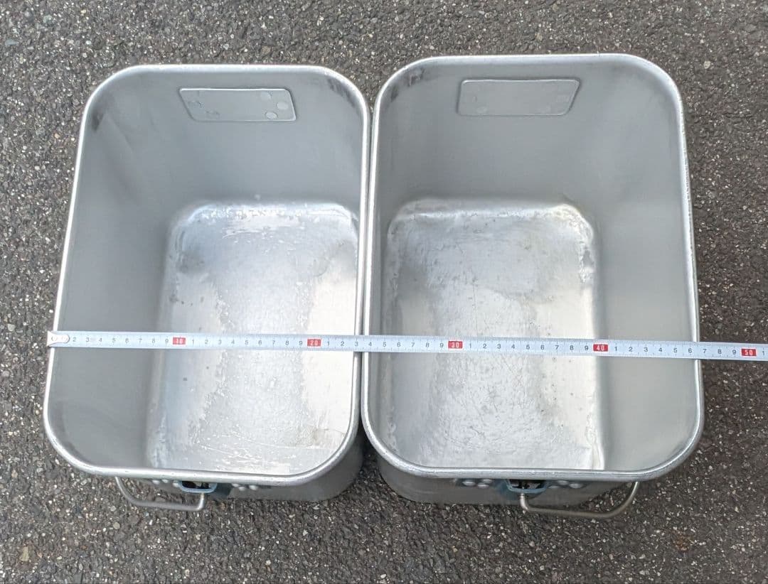 レトロ マツタカ アルミ製 アルマイト箱　アルミBOX バッカン 給食箱