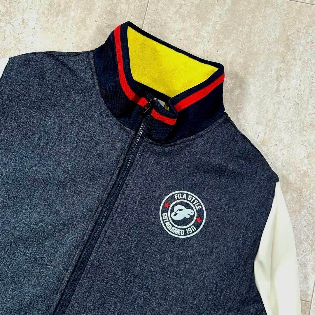 【フィラゴルフ】ジャケット　ブルゾン　4Lサイズ　ネイビー　裏地フリース