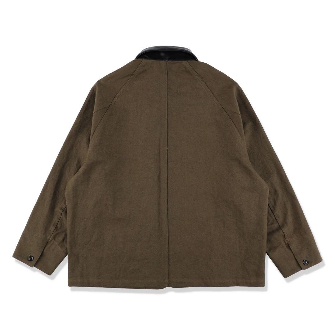 ジャケット・アウター echeveria LeatherSwitichingWorkJKT ovy