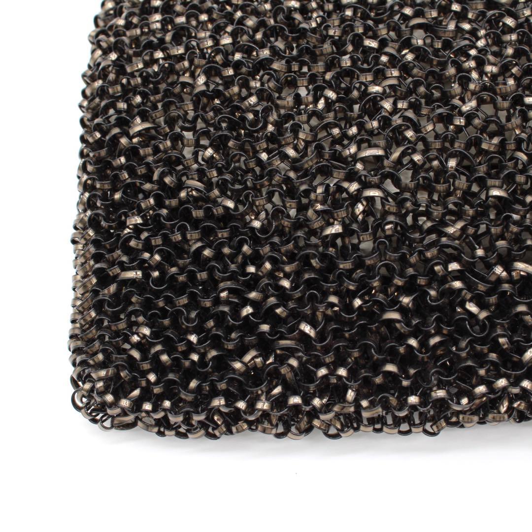 【極美品】ANTEPRIMA ワイヤー ハンドバッグ ブラック フラワーモチーフ