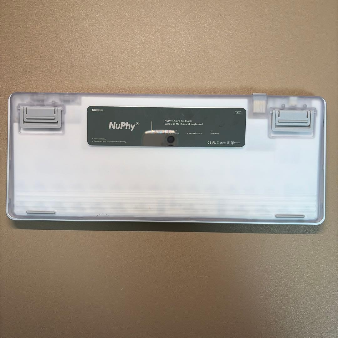 Nuphy air75 v3 JIS配列 Blash Nano軸　ホワイト