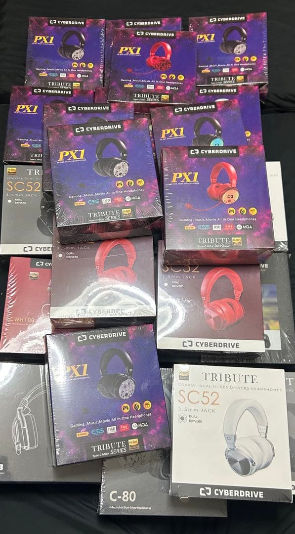 ヘッドフォン　24点セット　まとめ売り　未開封