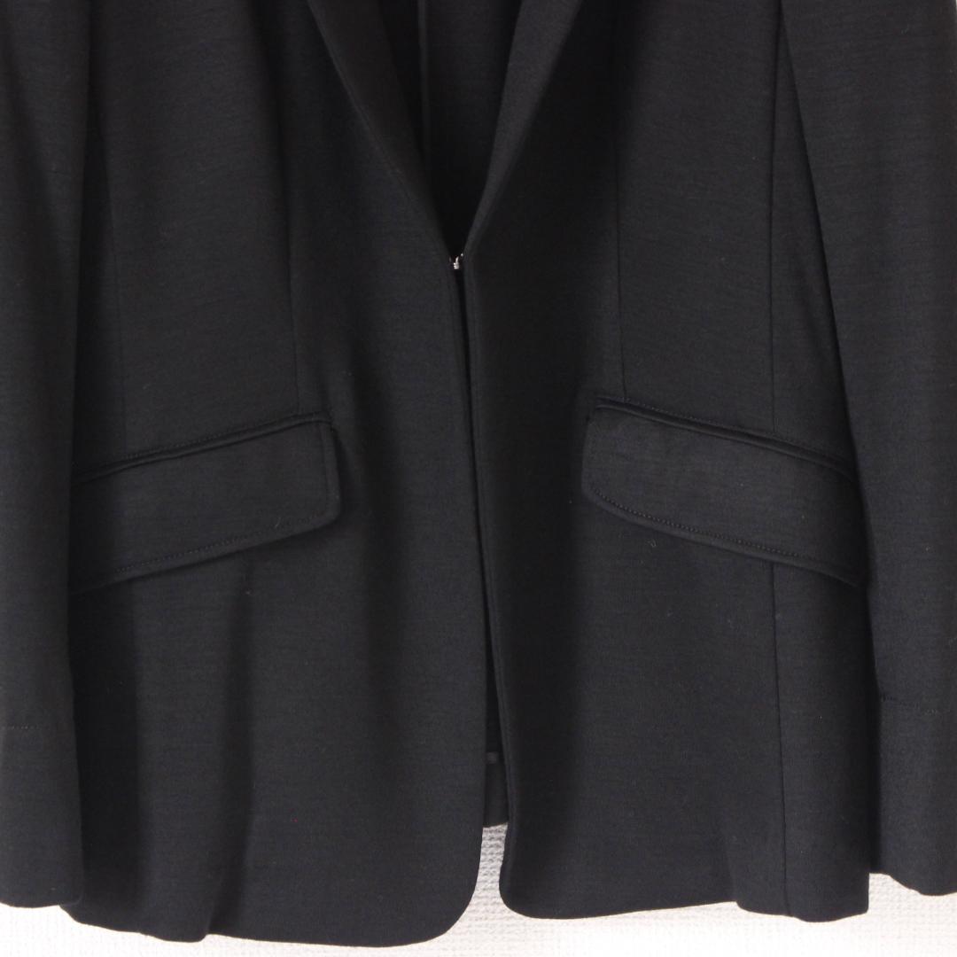 【新品タグ付き】23区 テーラードジャケット 4L ブラック ウール