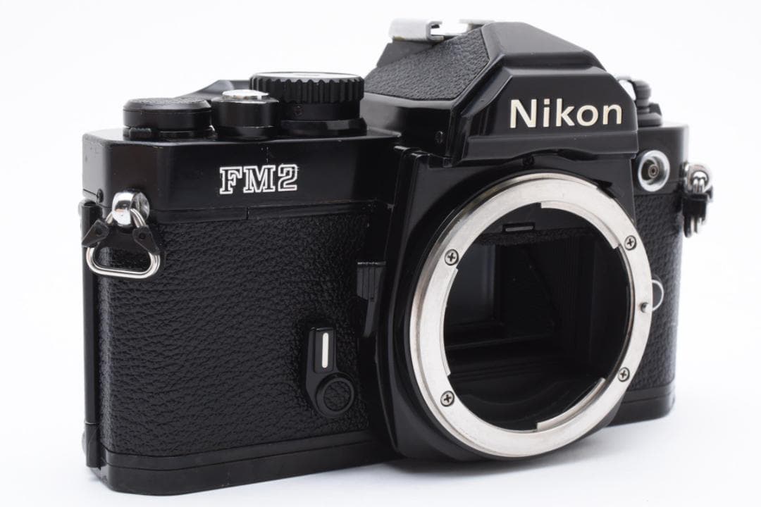 【動作良好】Nikon FM2 中期型ブラック◆露出計OK・モルト交換済み