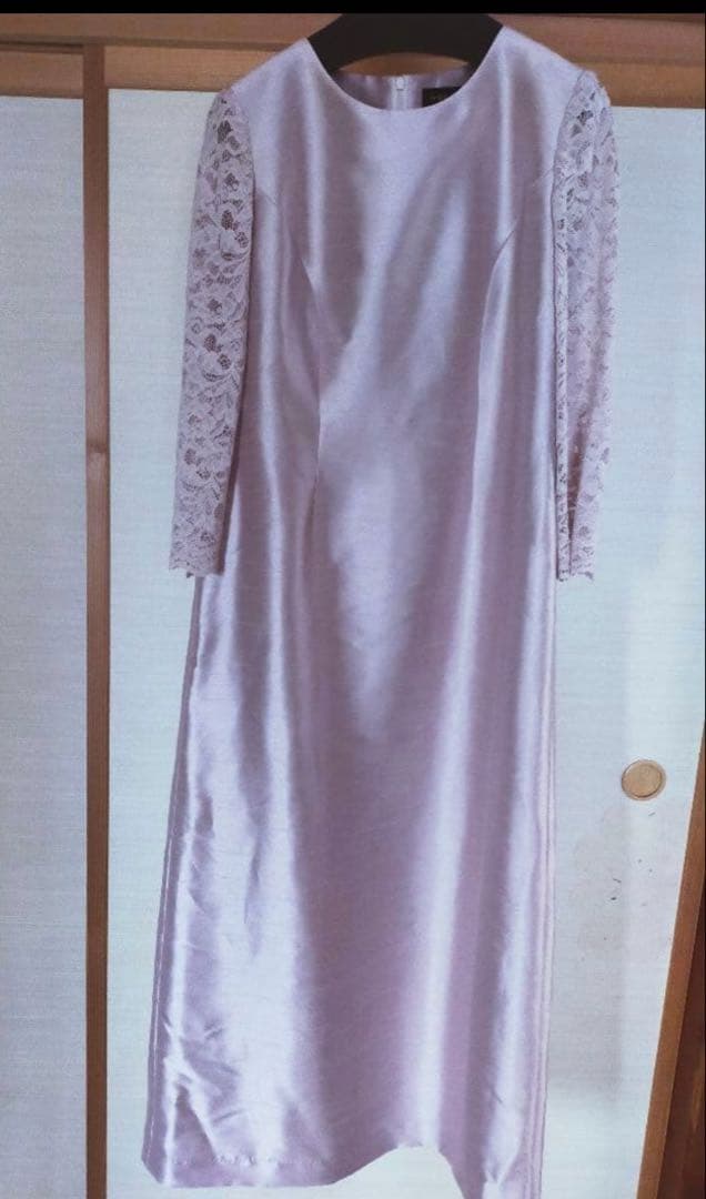 フォーマルロングワンピースと上着コサージュ