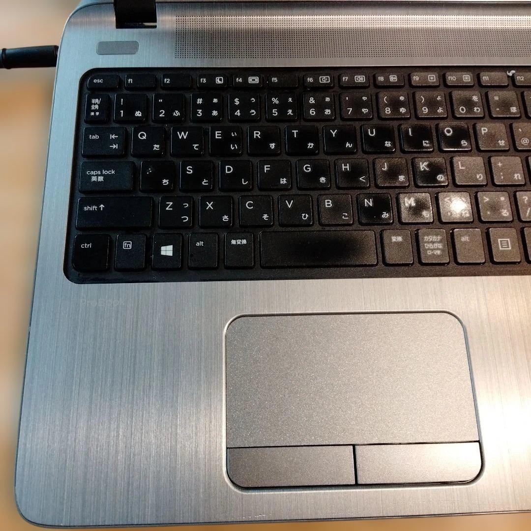 ノートパソコン　HP ProBook 450 G2　Windowsメモリ12GB