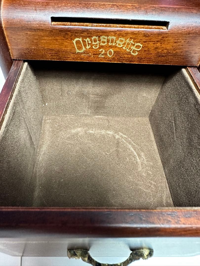希少 Organette オルガニート 20木製オルゴール ジャンク品