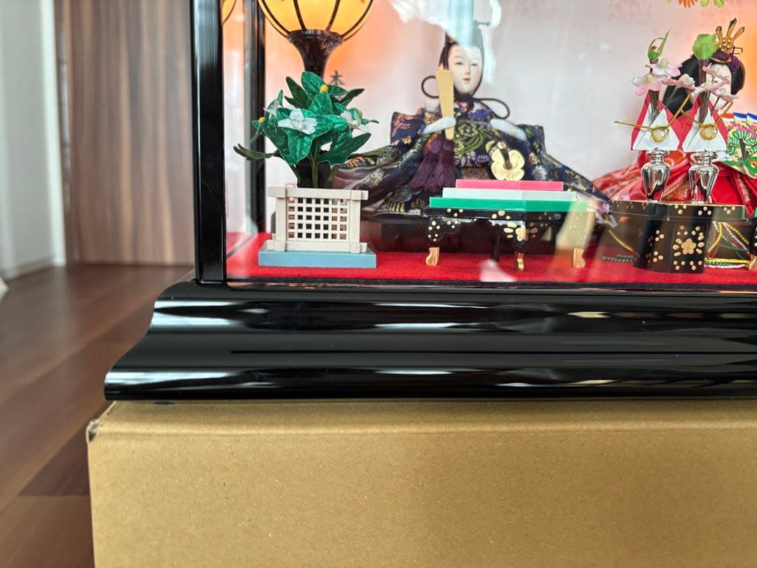 ★2024年2月購入★ひな人形★恵月人形本舗★ 花尽くし/金蘭衣装★