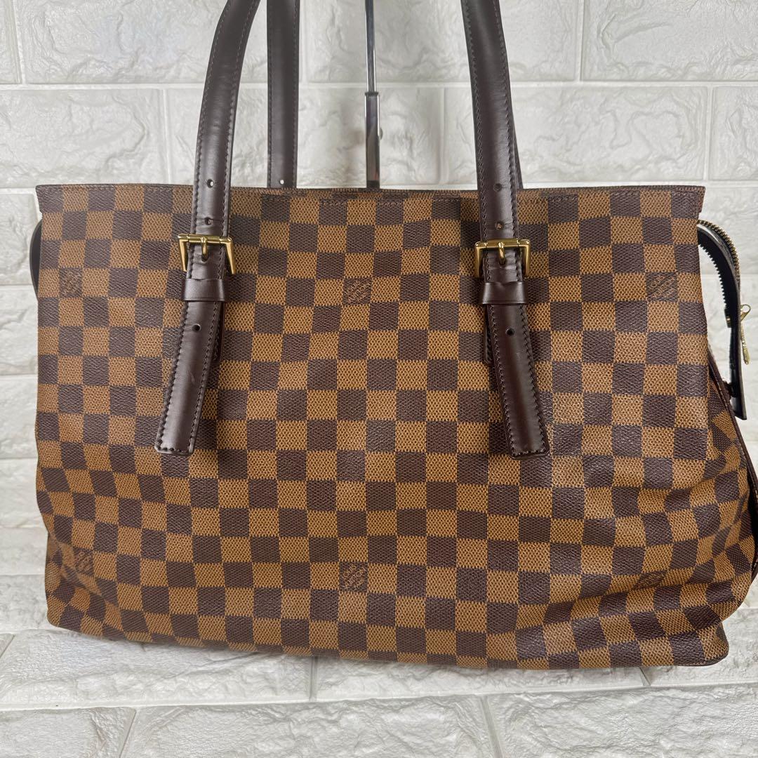 本物良品 ルイヴィトン ダミエ チェルシー ショルダートートバッグ