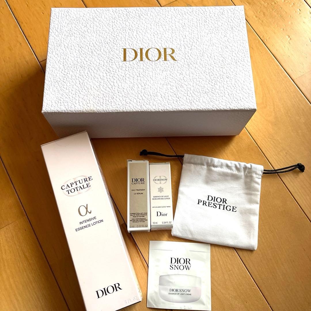 Dior ギフトボックス　カプチュール　スキンケア　基礎化粧　各種サンプル入り