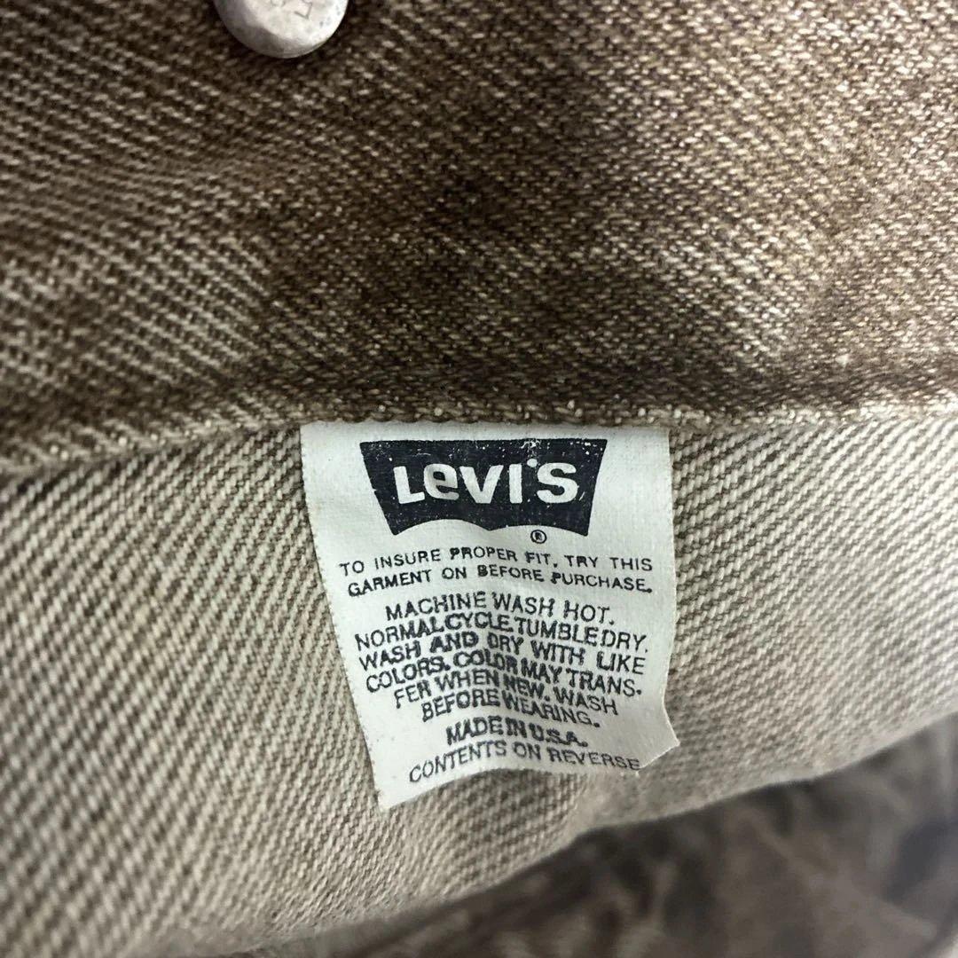 希少　先染め90s levi's ヴィンテージ　デニムジャケット70598