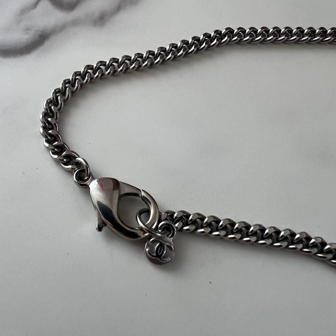 CHANEL ロングネックレス　シルバー　ヴィンテージ