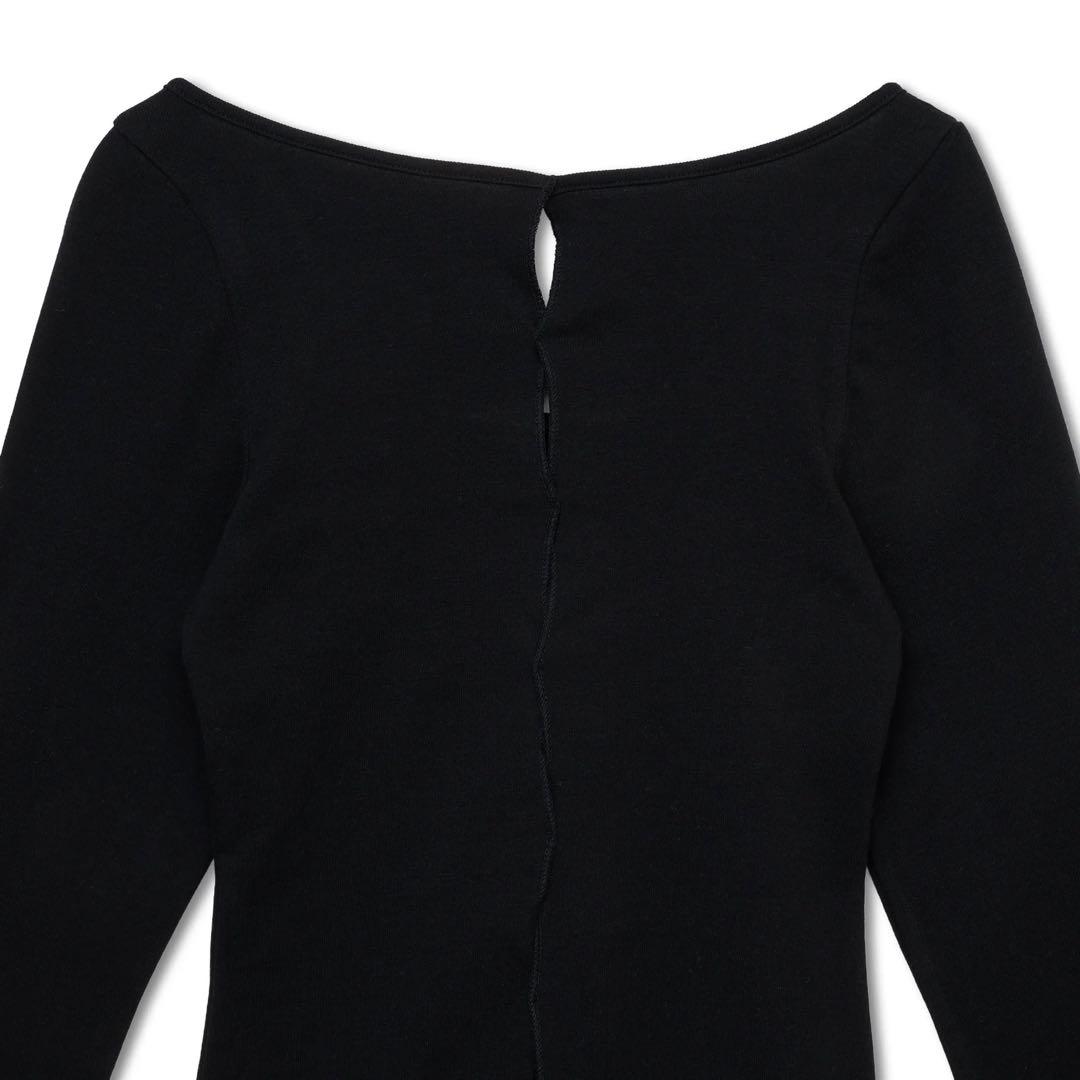 トップス SHISHIKUI holed topp BLACK