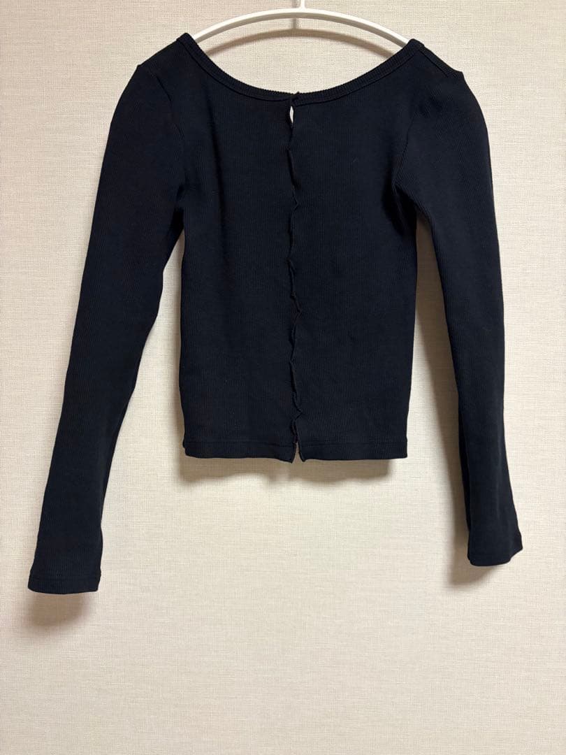 トップス SHISHIKUI holed topp BLACK