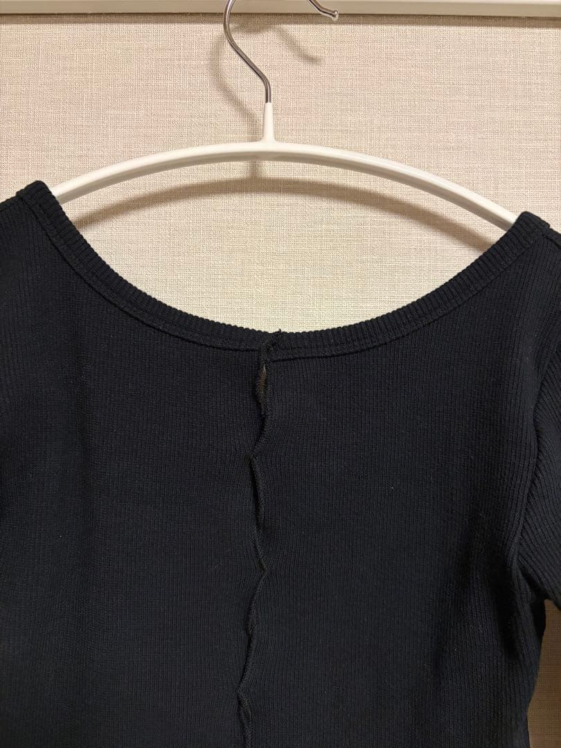 トップス SHISHIKUI holed topp BLACK