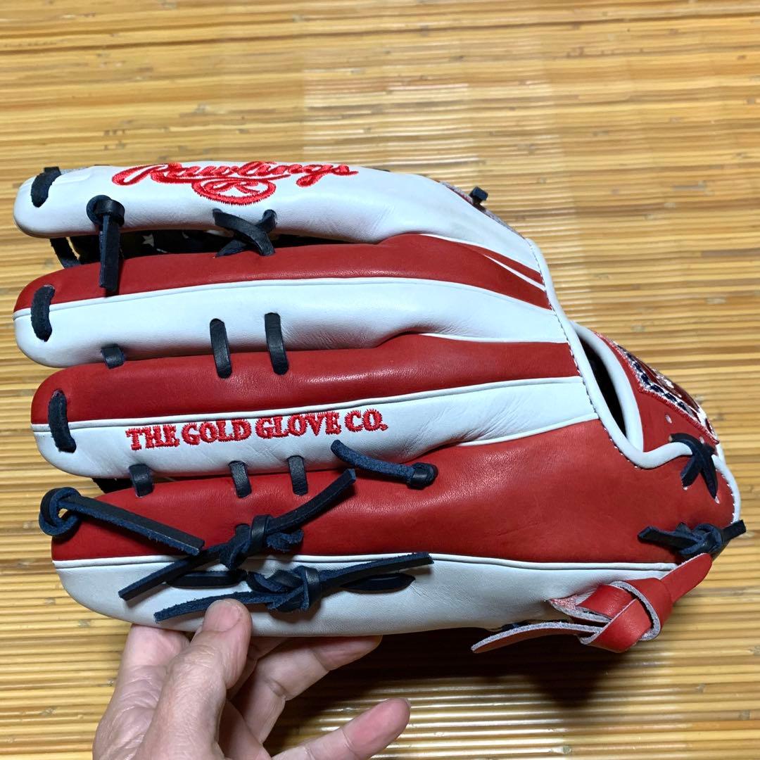 極美品　ローリングス限定品　一般軟式外野手用グラブ　グローブ