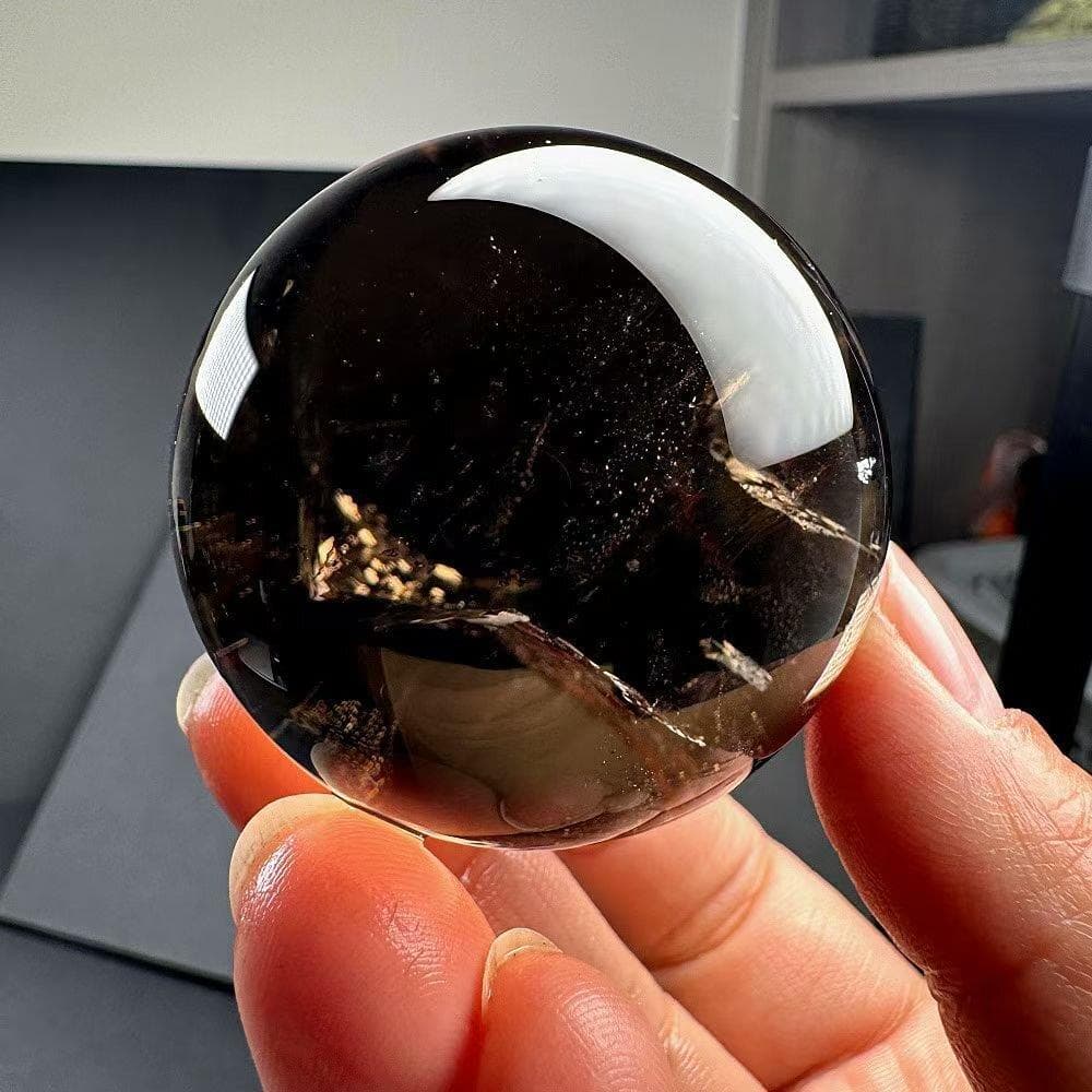 AAAAAAAA級スモーキークォーツ丸玉B1113/YS/111073/239B