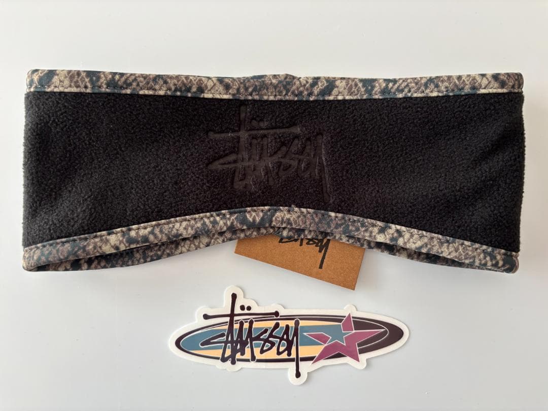 STUSSY REVERSIBLE TECH HEADBAND ステッカー付