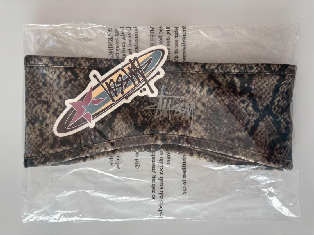 STUSSY REVERSIBLE TECH HEADBAND ステッカー付